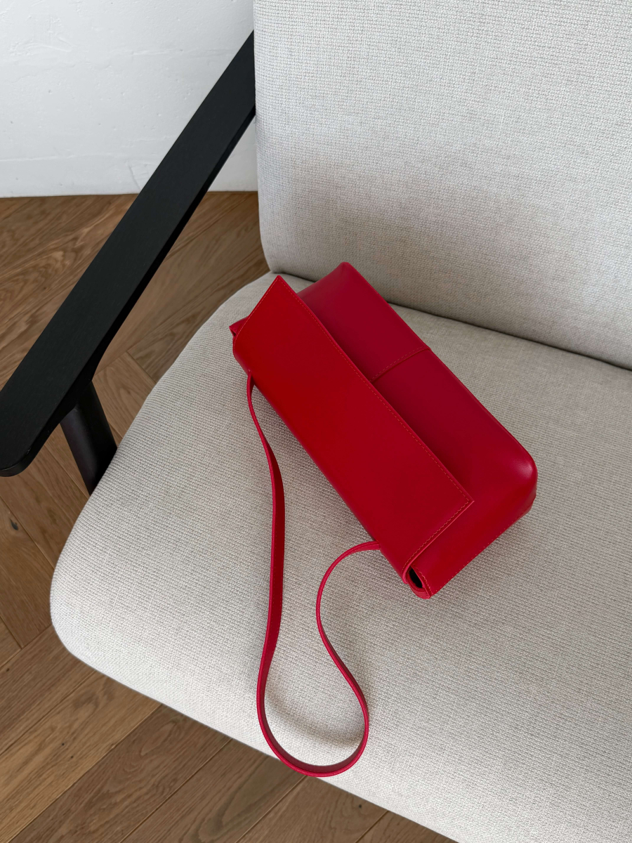 Клатч-багет МАДЛЕН червоний LEMAN LM4871-3